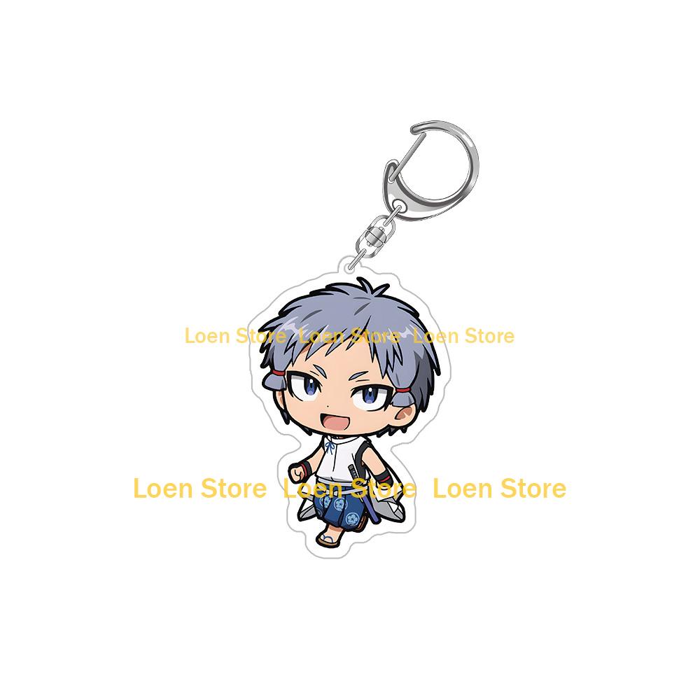 The Elusive Samurai Hojo Tokiyuki Mochizuki Ayako Shizuku Suwa Yorishige Sasaki Mima Chibi Anime Acrylic Keychain Bag Pendant