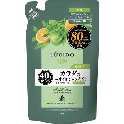 LUCIDO Medicated Deodorant Body Herbal Refill Soap for Soap for (Lucido) [Quasi-drug] Wash, Non-Menthol, Citrus, [Body Men] [Body Age-Related Odor]
