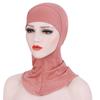 Turbanmütze Vollabdeckung Innen-Hijab-Kappen Islamische Unterkopftücher Hauben Einfarbige Modal-Unterkopftuchkappen