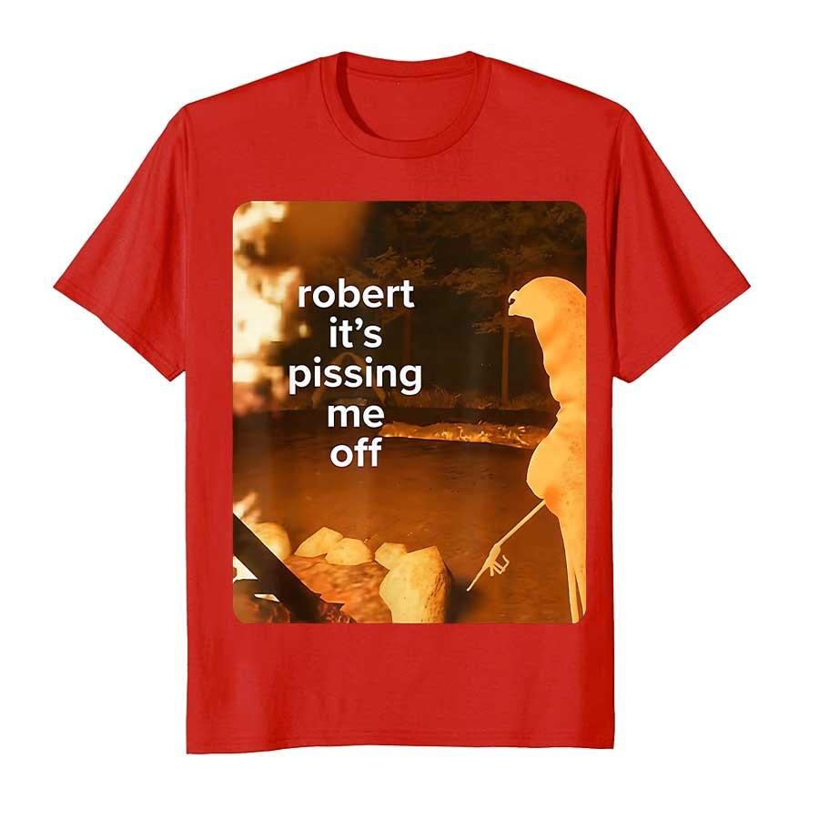 Marcus The Worm Robert Meme T-shirt For Men Women 100% Cotton T Shirts Short Sleeve Tops P469