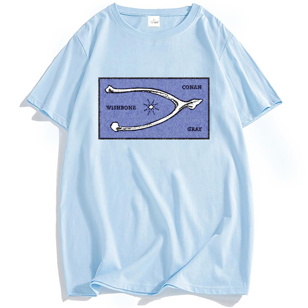 Wishbone Conan Gray T-Shirt Sommer Casual 2025 Album T-Shirts Baumwolle Kurzarm Unisex Streetwear Locker Herren Damen T-Shirt Druck