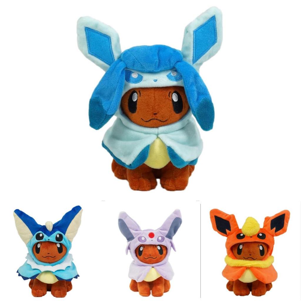 Adorable Pokemon Center Eevee Sylveon Flareon Nymphia Plush Doll Soft Figure Toy