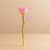 Eternal Rose Flowers Artificial Foil Flower in Glass Glow Immortal Flower LED Roses Lamp Flores Eternas Mother's Day Gift