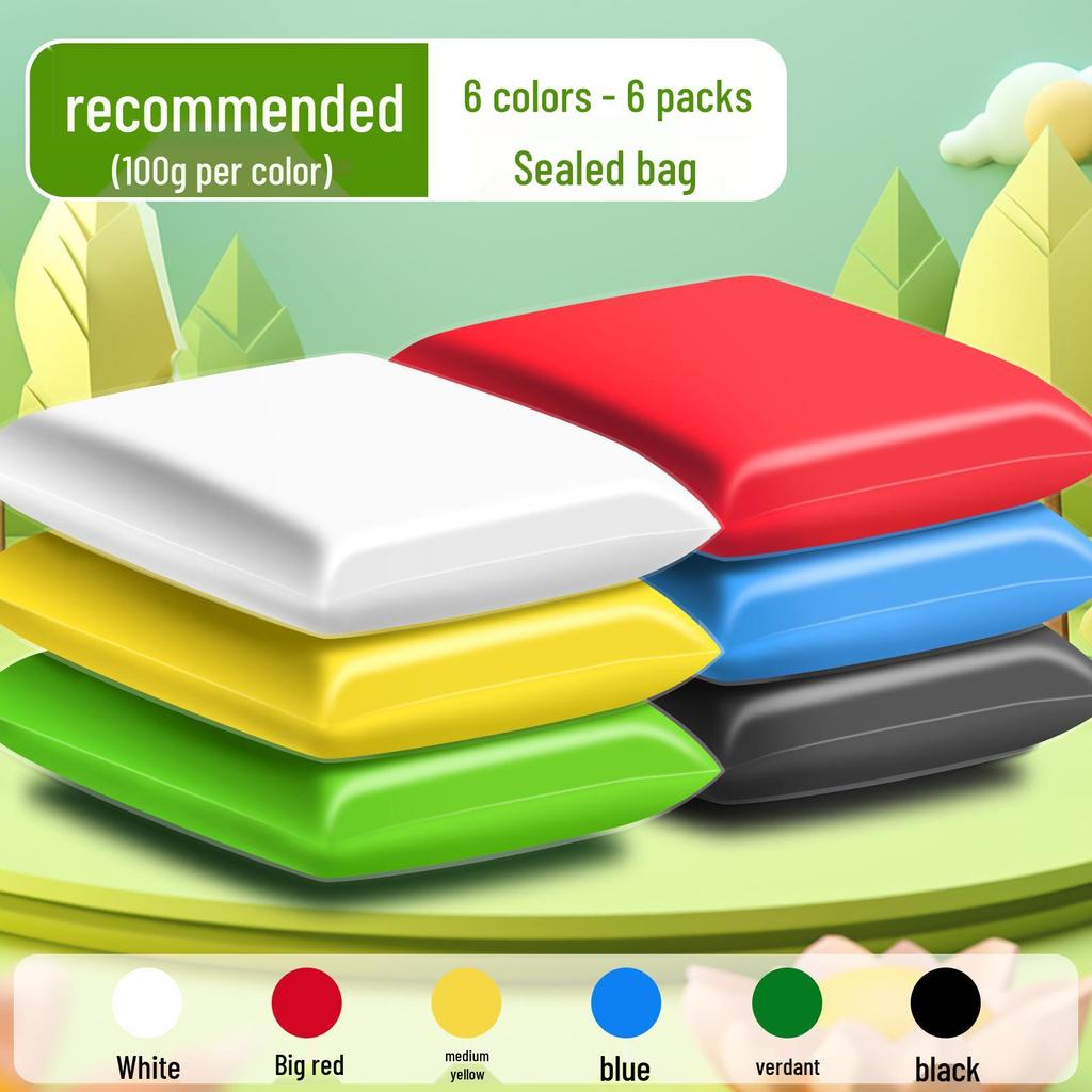 100g Weiße Tonerde für Kindergarten & Grundschule - Große Tüte für Handwerk und Modellieren