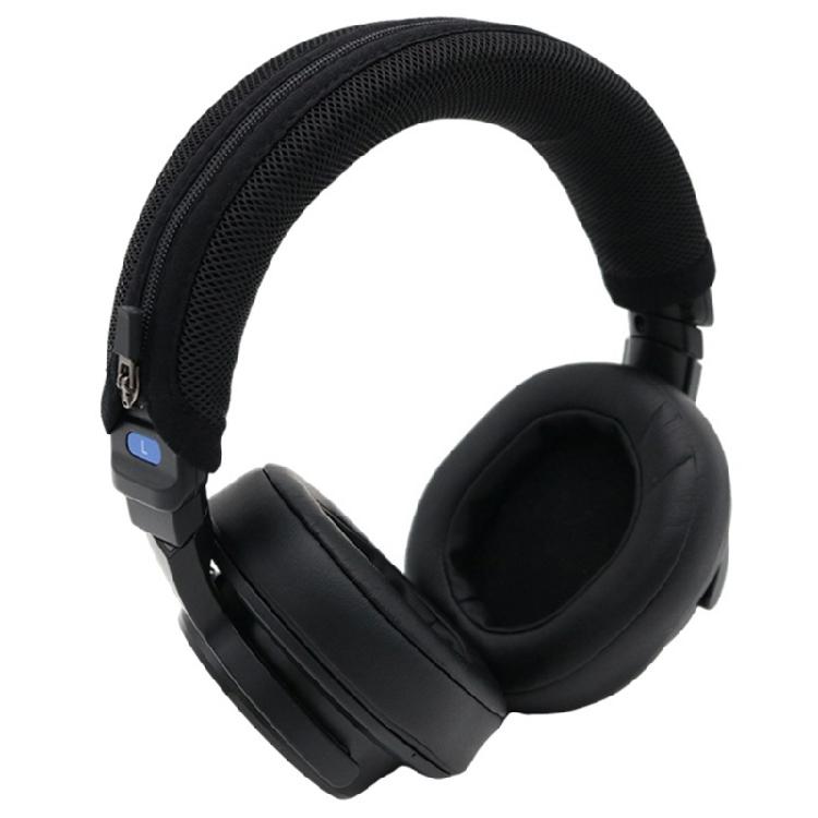 Universal Headband Pad Cover For MDRM1 Audios Headsets Zippers Access Washable Protective Layer Soft Fabric Sleeve
