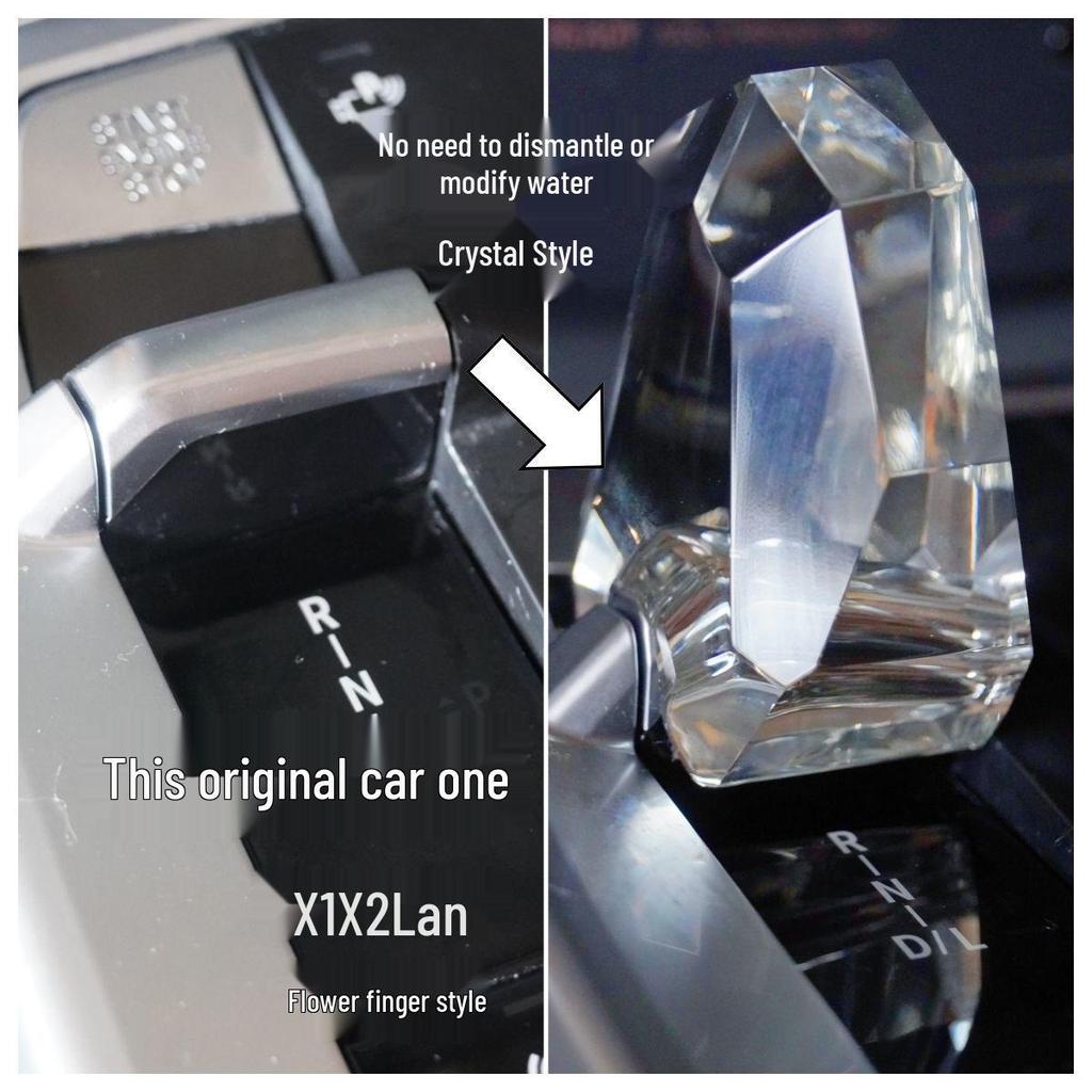 Orchid Crystal Gear Shift Knob Cover for BMW 3/4 Series, X1, X2, I3, I4
