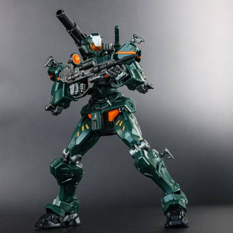 1/144 HG GQ Gquuuuuux Canon Léger Vert Rouge KO Kit de Modèle à Assembler Figurines Mecha Décoration de Bureau Poupée Statue de Collection Cadeau