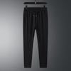 Spring and Autumn Men's Casual Sports Pants Thin Slim-fit Tie-Toe Straight Sweatpants