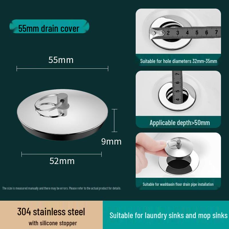 Zátka dřezu na zeleninu a kuchyňského dřezu - Zátka na vodu a těsnicí kryt s filtrem do dřezu