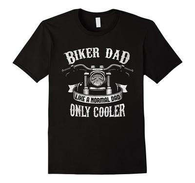 Biker Dad Motorcycle TShirt for Motorcycle Fathers Unisex Sports Tshirt Summer Fashion Funny Printing Casual Cotton T Shirt