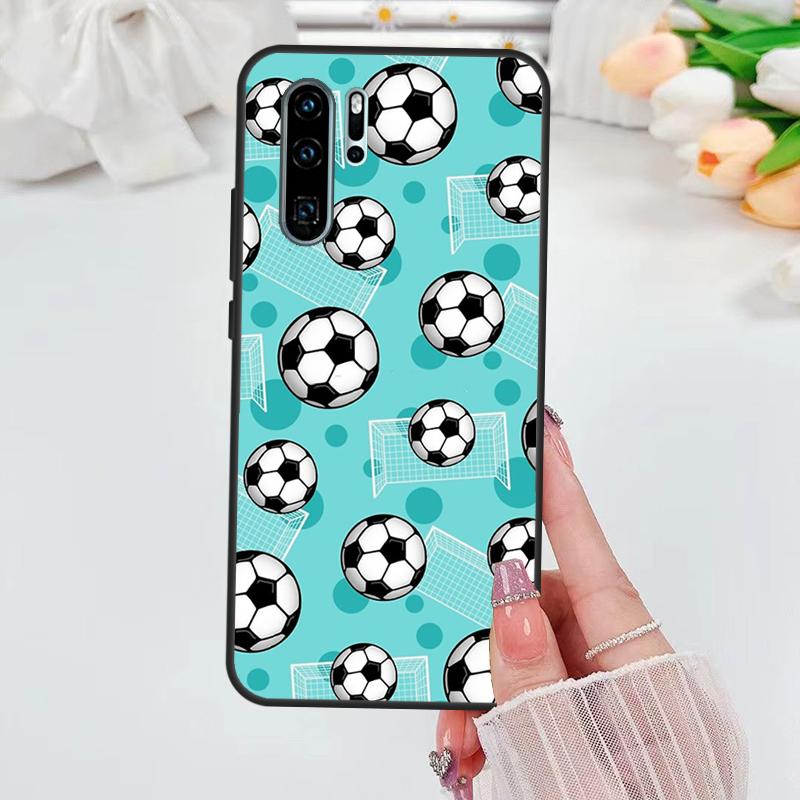 

Football Soccer Ball For Huawei Nova Y70 Y72 Y73 Y60 Y90 Y61 Y91 8i 7i 11i 12i 12s 9 10 SE P20 P30 P40 Lite Case Huawei P30 Lite