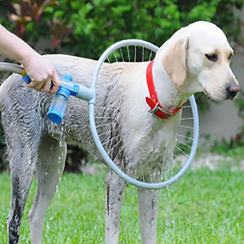 Kreativer Kunststoff 360 Grad Haustierwascher Voller Bereich Hundebad Waschreiniger Katzenbad Duschschlauch Outdoor