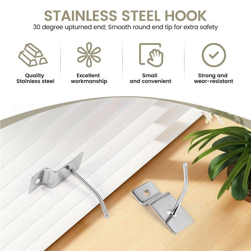 ABUL-25 X Slatwall Single Hook Pin Shop Display Fitting Prong Hanger