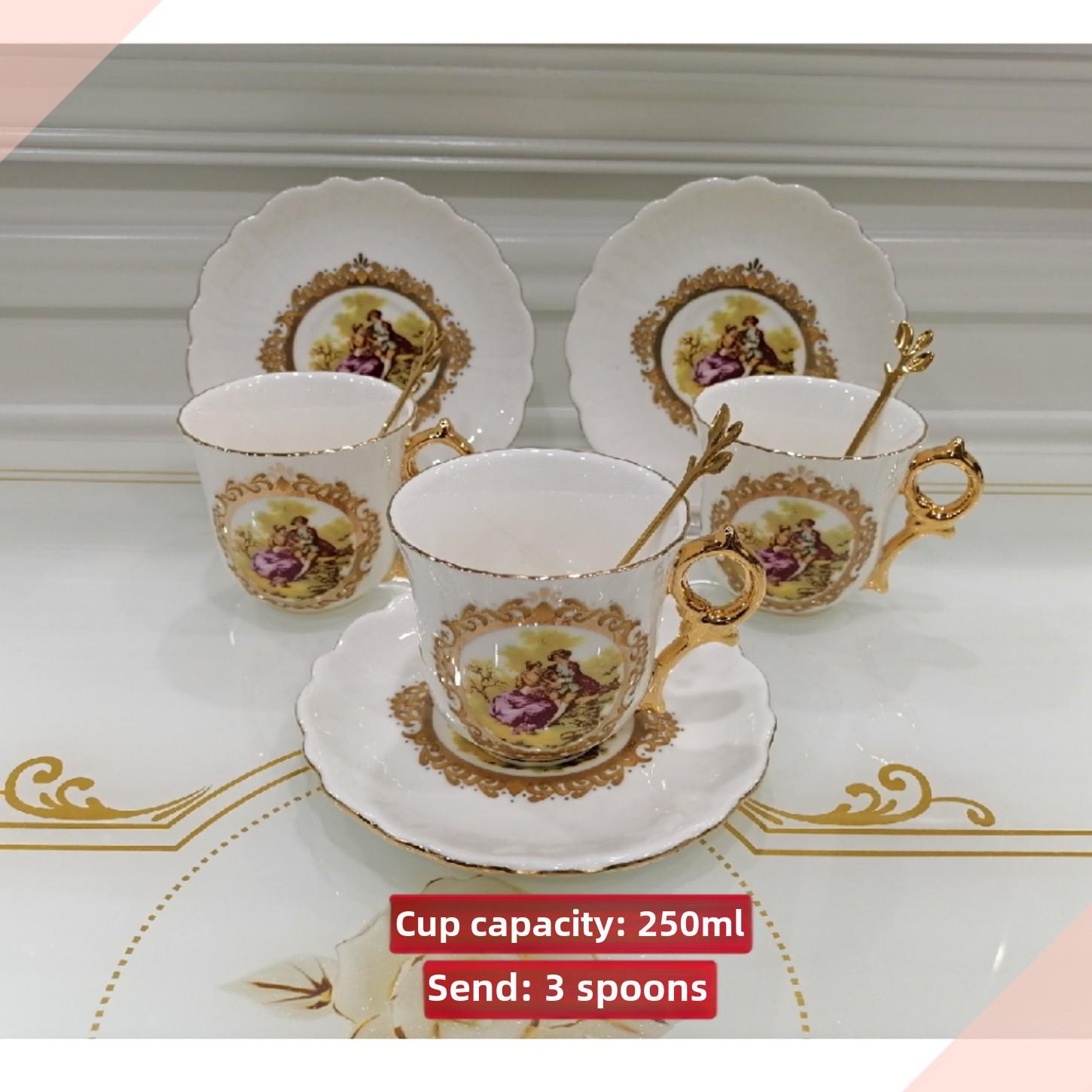 

Дворцовая классическая европейская цветочная чашка для чая, кофейная чашка