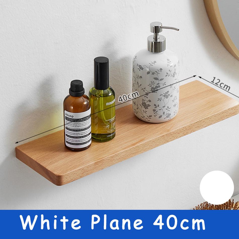 Ξύλινο Ράφι Μπάνιου Χρυσό Τοίχου Ορθογώνιο Κουζίνας Αλουμίνιο Οξιά Μπάνιου Ντους Σαμπουάν Σαπούνι Ράφι Αποθήκευσης Θήκη Μαύρο Λευκό