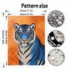 Kit Pittura Diamante Ricamo Perle Fai da Te Tigre Blu Maestosa Perline Scintillanti Arte Artigianato Decorazione Fatta a Mano Regalo per Uso Domestico