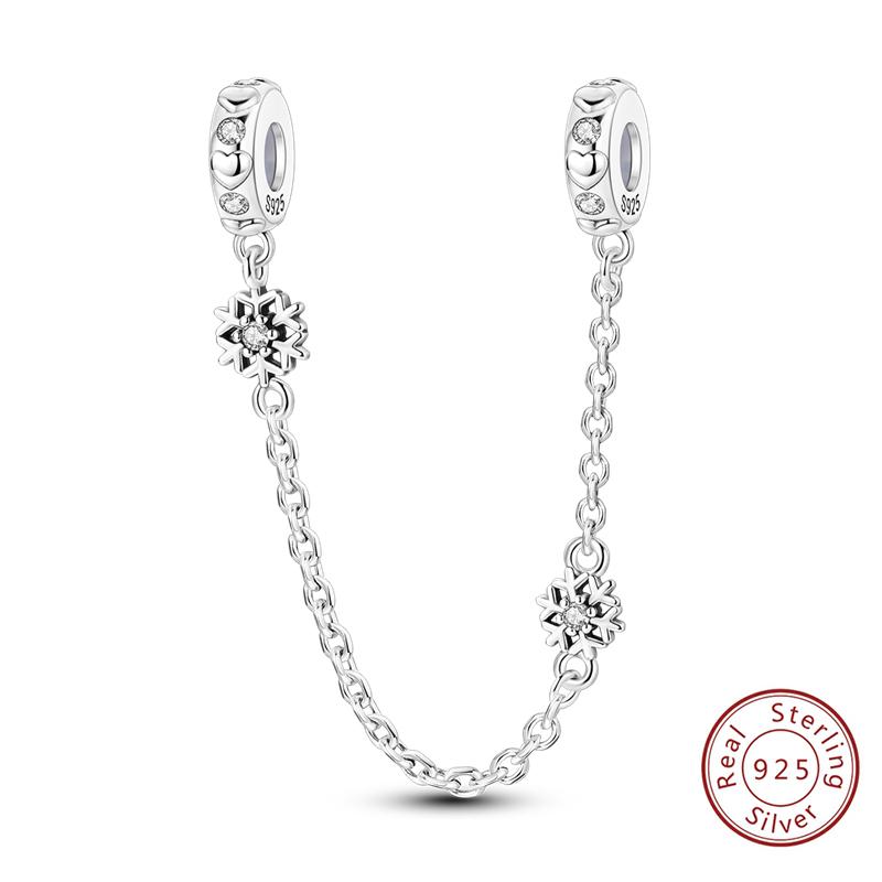 Girl New Stars Safety Chain Clip Charms Metal Key Locks Pendent Fit Original Bracelets Make Your Own Festival Accessory Elegant Fashion Beautiful