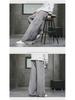 K008 Men's Corduroy Wide-Leg Retro Casual Pants - Loose Fit, Solid Color, Large Size