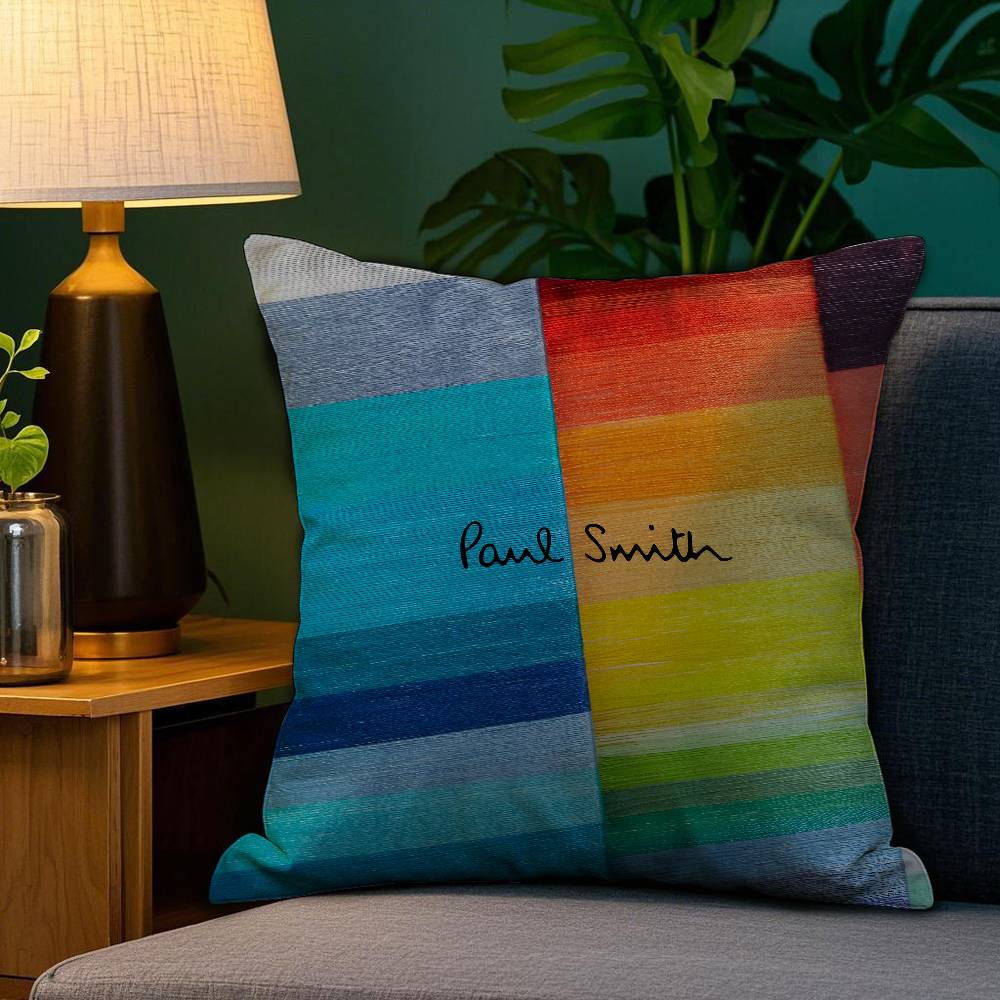 

Funny S-Smith Fashion P-Paul Pillow Case Plush Fabric Soft Double Sided Print Sofa Cushion Cover Throw Pillow Covers 12x12Inch