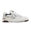 New Balance 550 White Indigo Burgundy Unisex Sneakers Natural-Indigo BB550PWB