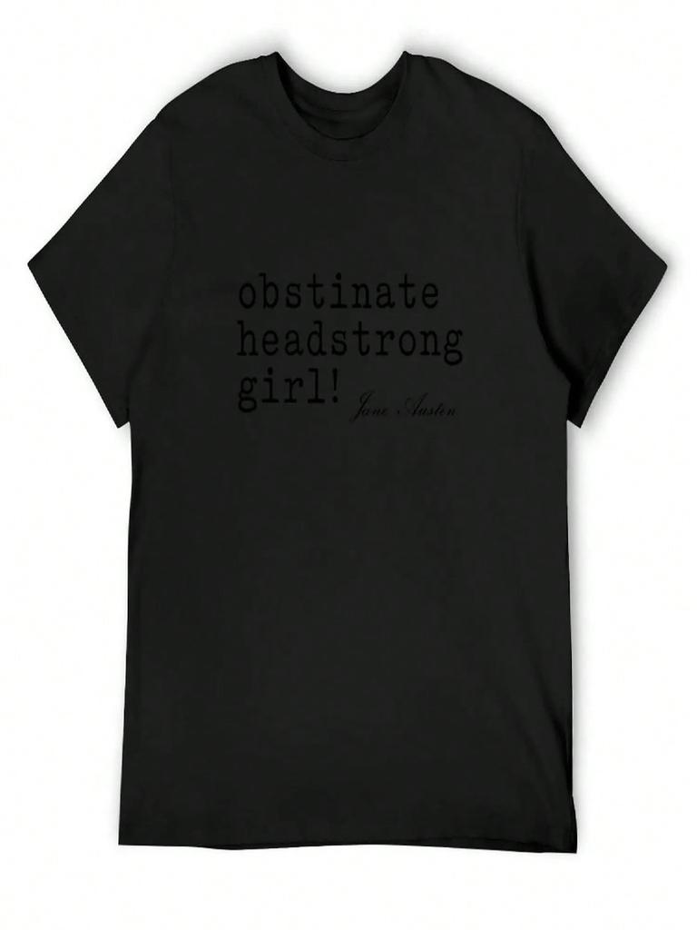 Jane Austen - Sturköpfiges Mädchen T-Shirt Fußball T-Shirt T-Shirts Individuelle T-Shirts Luxus T-Shirt T-Shirt unisex