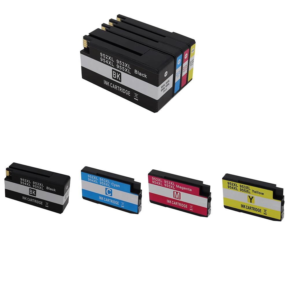4 Pack 952XL Ink Cartridge for HP Officejet Pro 7720 7740