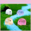 Colorful Glowing Resin Elephant Miniature For Fairy Garden And Home Decor