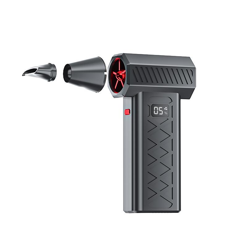 Turbo Jet Fan Electric Air Duster Portable 400000RPM Cleaning Blower Tool Car Blowing Snow 6 Gears Adjustable Type-C Charging
