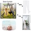 Magnetic Mesh Door Curtain For Summer Mosquito Protection, Ideal For Kitchen, Living Room, Bedroom