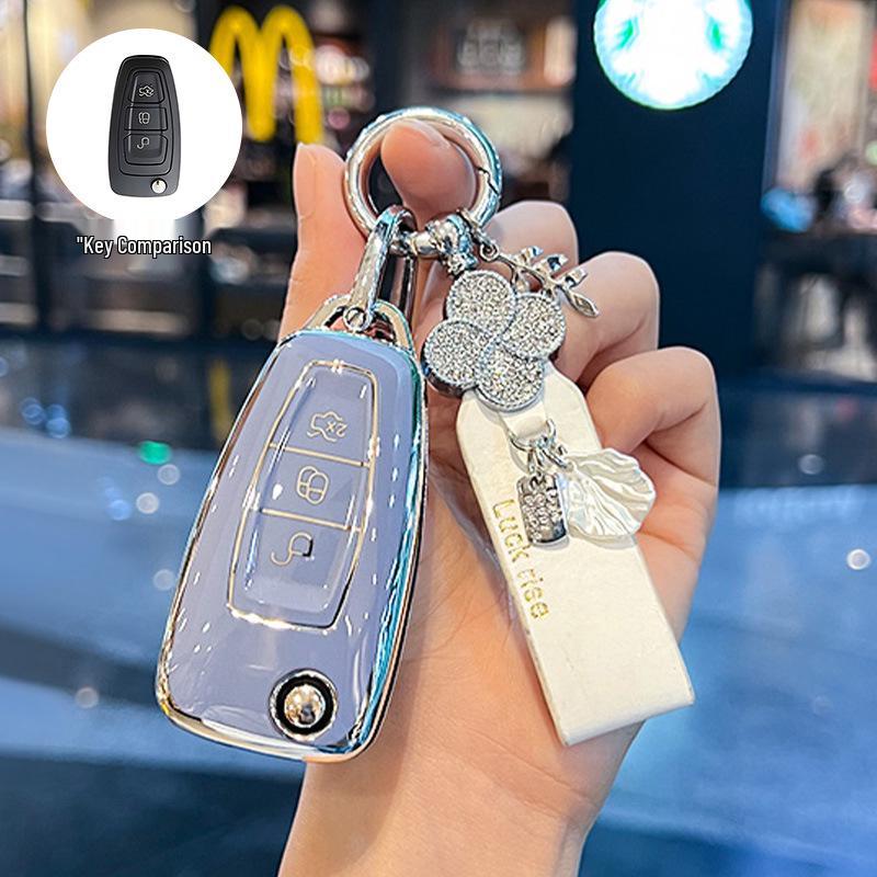 High-Grade Protective Key Shell for Ford Focus, Escort, and Kuga - Unisex