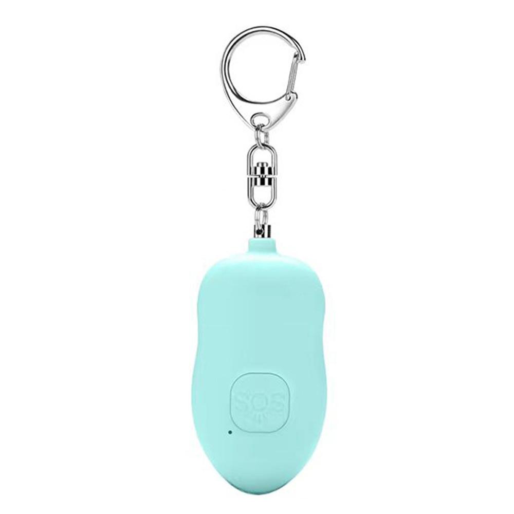 Personal Alarm LED Flashlight Rechargeable Whistle Security Alarm Keychain for Night Running Traveling Elderly Travelling 130dB