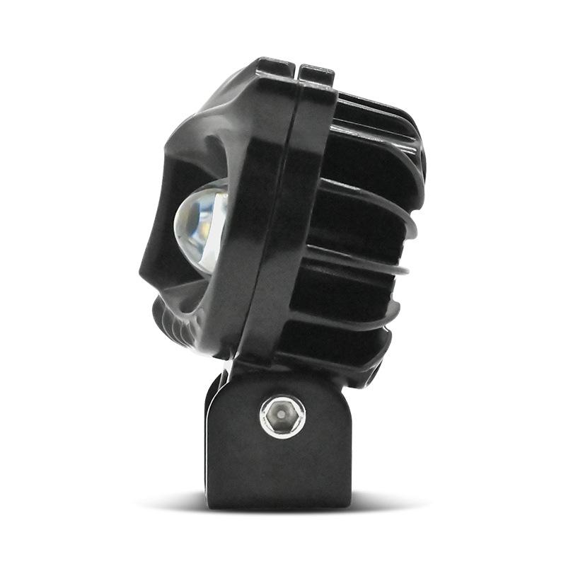LED Motorcycle Spotlight Binocular Owl Two-color Small Steel Cannon Electric Vehicle Headlight Modified LED Lights Waterproof