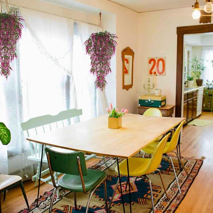 Künstliche Pflanze Kunststoff Eukalyptus Kamelie Hochzeit Garten Hof Kranz Zuhause Vase Außen Festival Party DIY Geschenkbox Deko