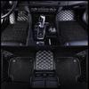 Diamond Double Layer Full Coverage Floor Mats for Five-Seater Cars