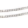 Echtsilber 925 Schmuck 3,5 mm 6,6 mm 8 mm 10 mm 925 Echtsilber Kubanische Kette Silber Halskette 925