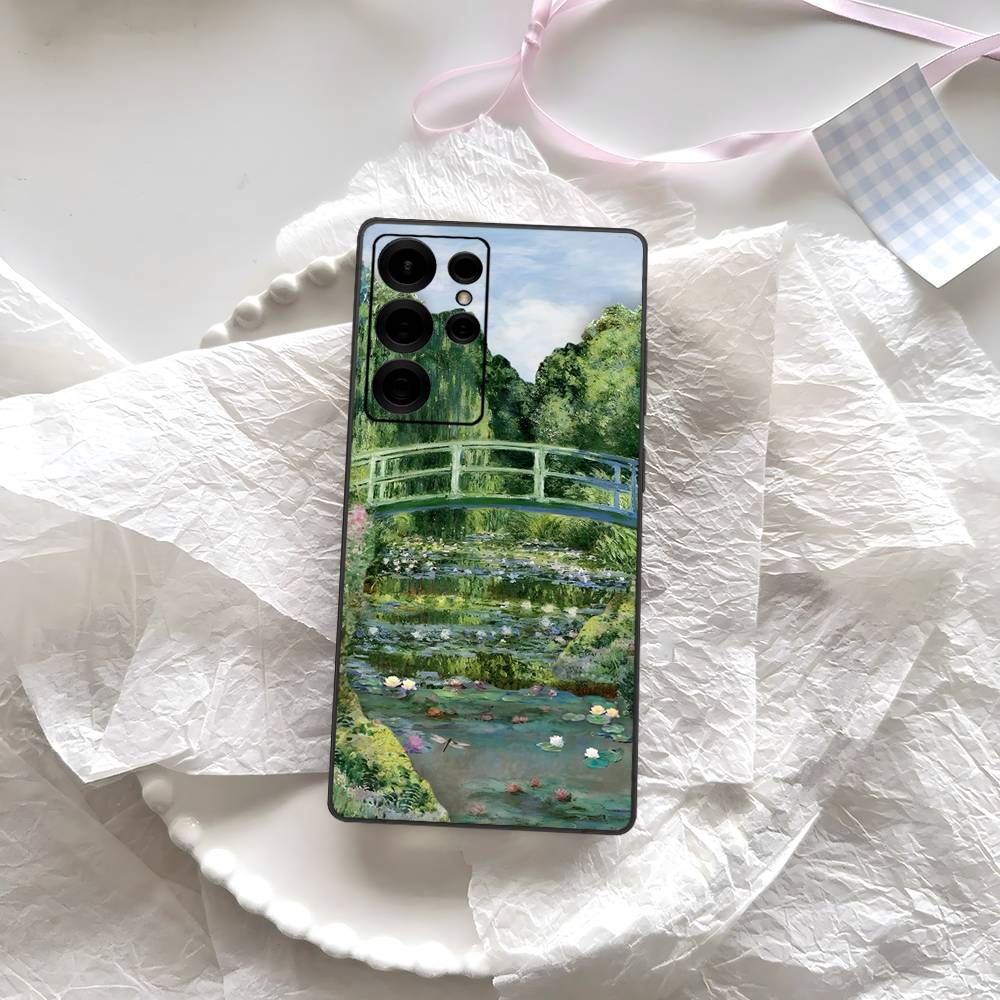 Van Gogh Oil Painting Phone Case For Samsung S 24 Fe 25 Ultra Plus 20 Lite 21 30 22 23 24 22 Ultra 5G Fundas
