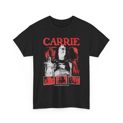 Carrie (1976) Camiseta de Película – Camiseta de Terror Vintage de Stephen King, Clásico del Cine de los 70