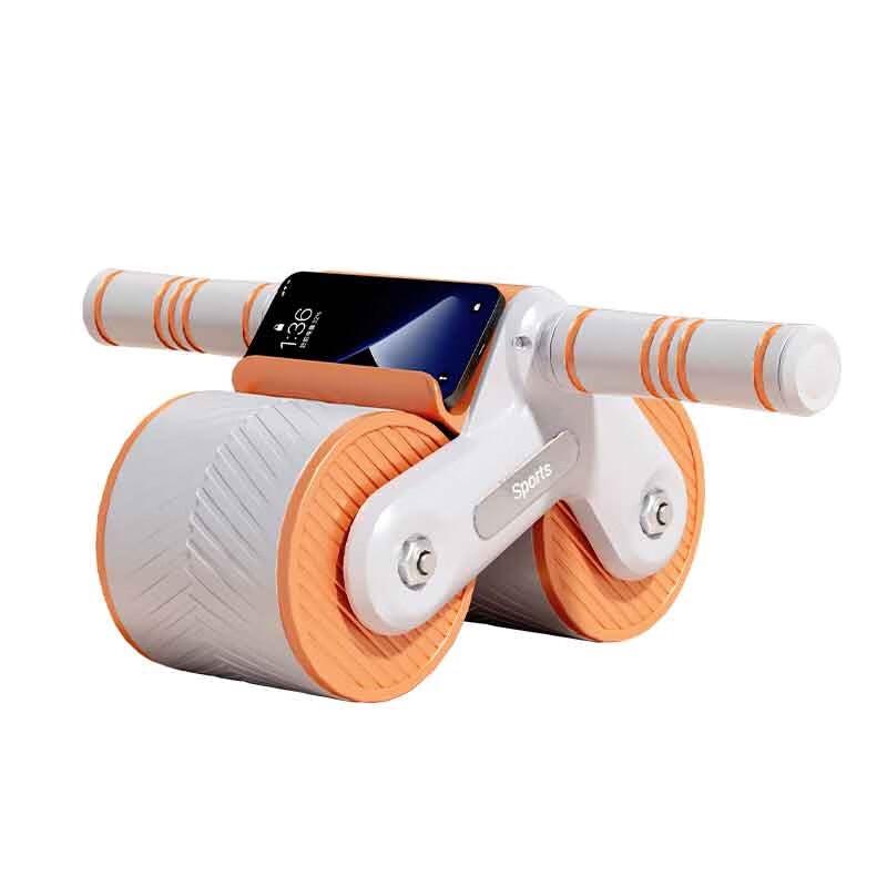 Automatic Rebound Double Wheel Abdominal Roller