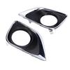Replacement Fog Light Frame, High Quality,  ,   Fit, Improves Vehicle Appearance for Venza 2013 2016, Black Silver, 2 Pieces