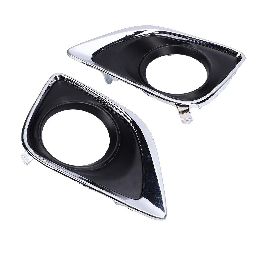 Replacement Fog Light Frame, High Quality,  ,   Fit, Improves Vehicle Appearance for Venza 2013 2016, Black Silver, 2 Pieces