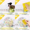 Anti-Collision Circular Window Stickers  Reusable Rainbow Window Clings Stop Birds from Hitting Windows