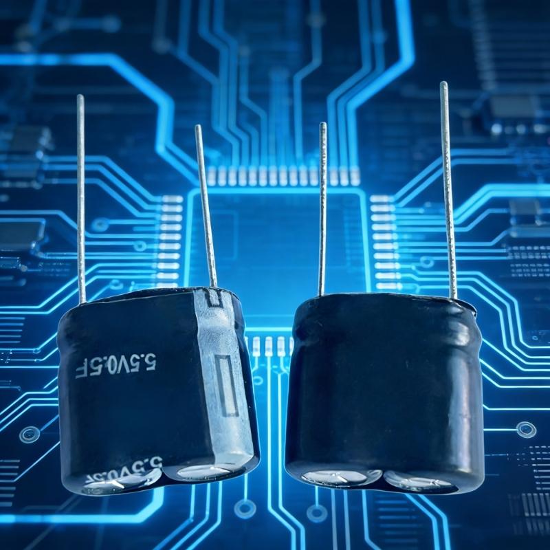 2PCs High Power Density 0.5F 5.5V Super Capacitor for Energy Buffer and Voltages Stabilization Applications