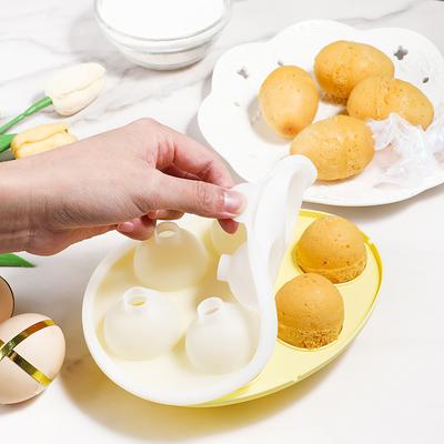 6 Cavity 3D Easter Egg Shape Silicone Cake Mold Chocolate Cake Mould Easter Egg Decoration French Mousse Decorating Tools
