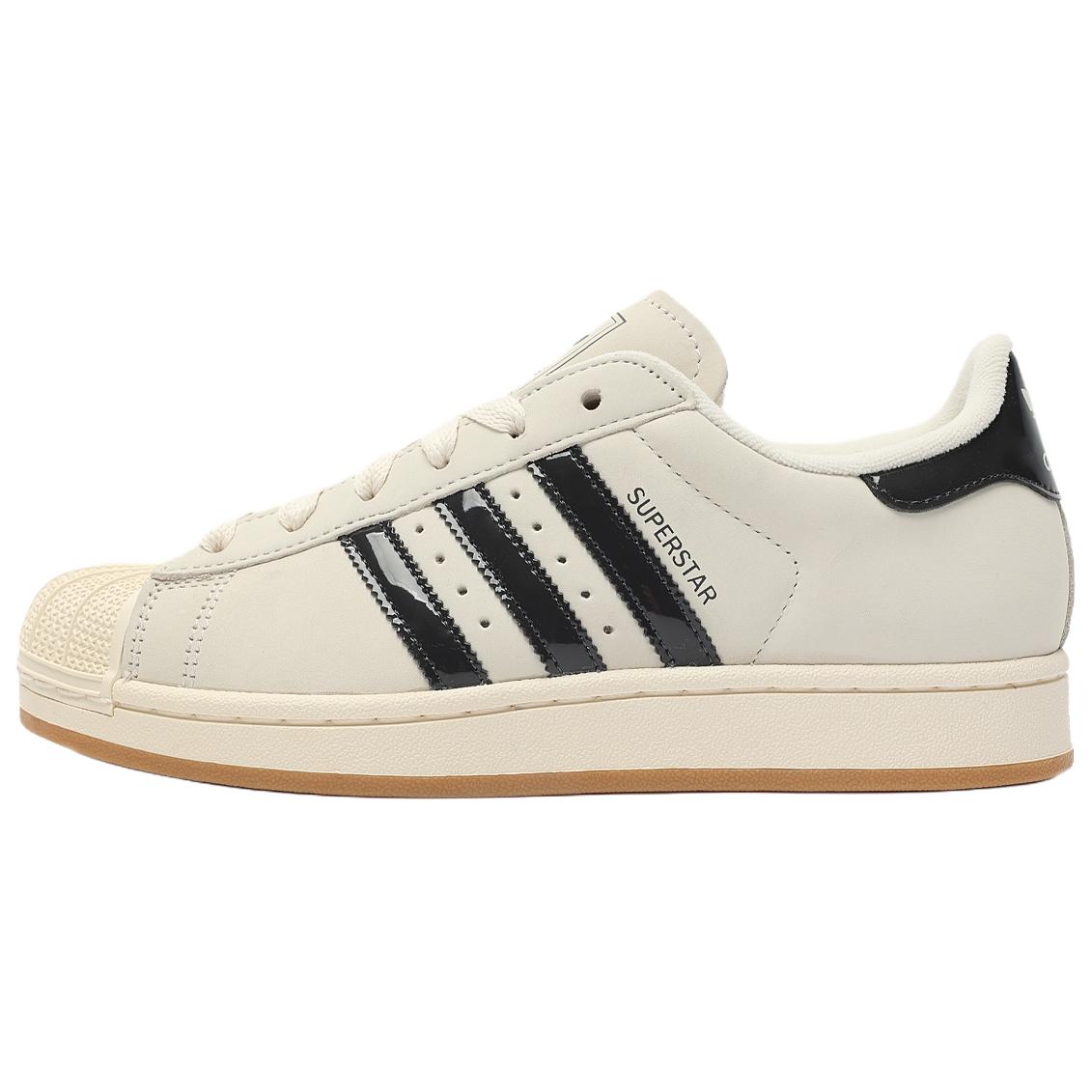 Adidas Originals Superstar 2 Cow Leather Skateboard Shoes Women s Ecru KI8054 38