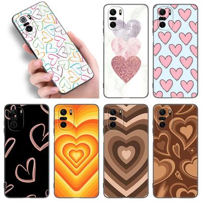 Husa de telefon cu cafea Love Heart pentru Xiaomi POCO F2 F3 M2 M3 M4 X3 X4 Pro NFC F4 GT 5G F1 X2 C3 C31 C40 M5S Husa neagra moale TPU