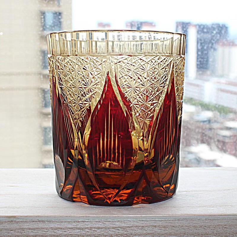 

Handmade Japanese Edo Kiriko Crystal Whisky Glass