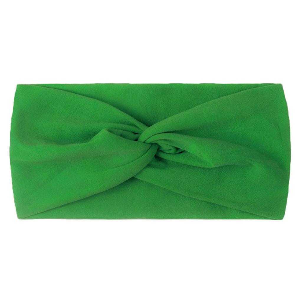 Children's Baby Hairband Cross-knotted Solid Color Hair Accessories Bow Hairband