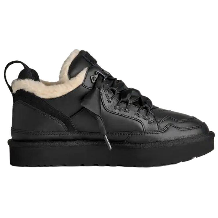UGG Lowmel Leather Low top Casual Shoes Women's Black 1171537-BLK