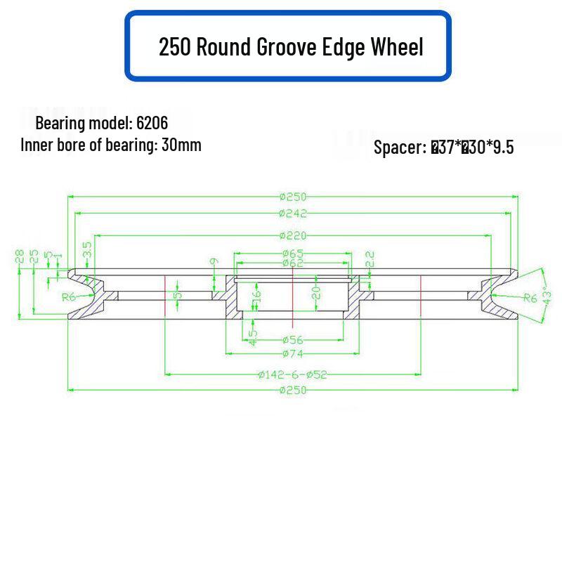 Aokewen Extruder Wire Guide Wheel