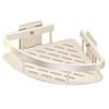 MDNG Corner Mesh Basket Storage Shelf